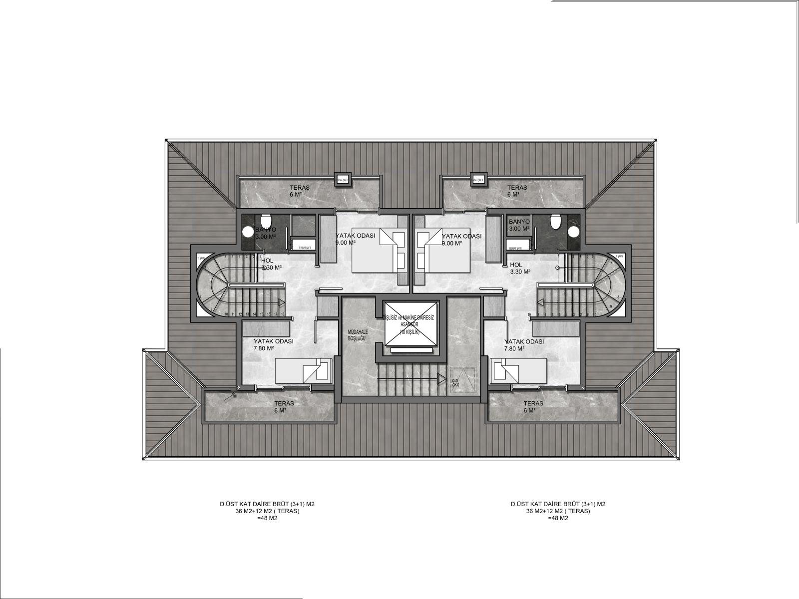 3+1 apartment, 100 m² – Kargıcak